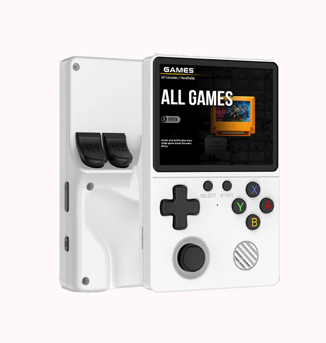 Newly Handheld Game Console with Multi-Platform Operation Support, HD IPS Screen, 3D Joystick, Ergonomic Game Console GB350 Main image