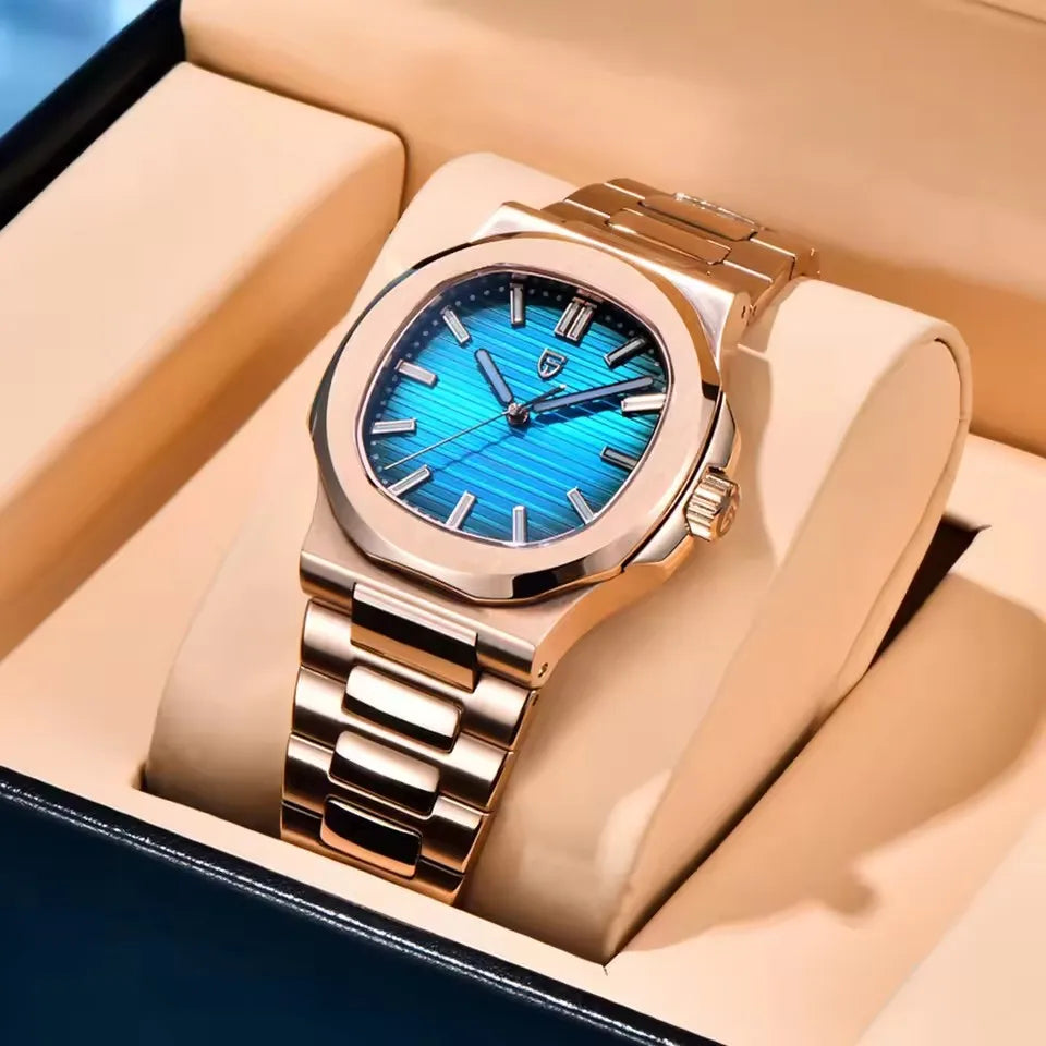 PAGANI DESIGN New Sporty Elegance Mechanical Watch Sapphire Seagull ST16 Movt Man watch Stainless Steel Luminous Men's Watches