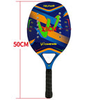 Camewin Beach Tennis Racket 50% Carbon Inner Core EVA Foam Fibe Send Protective Bag High Quality Tennis Racket 2024 the New