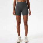 Hearuisavy Summer Soft Yoga Shorts Buttock Lift Gym Leggings Women High Waist Sports Shorts Women Running Workout Shorts Female
