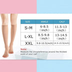 Compression Socks S-XXL Medical Prevent Varicose Veins Toeless Support Hose for Women Men 1 Pairs