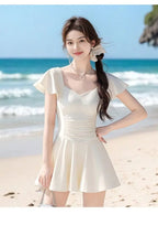 Swimsuit Women's New Split Professional Student Hot Spring Conservative Swimwear