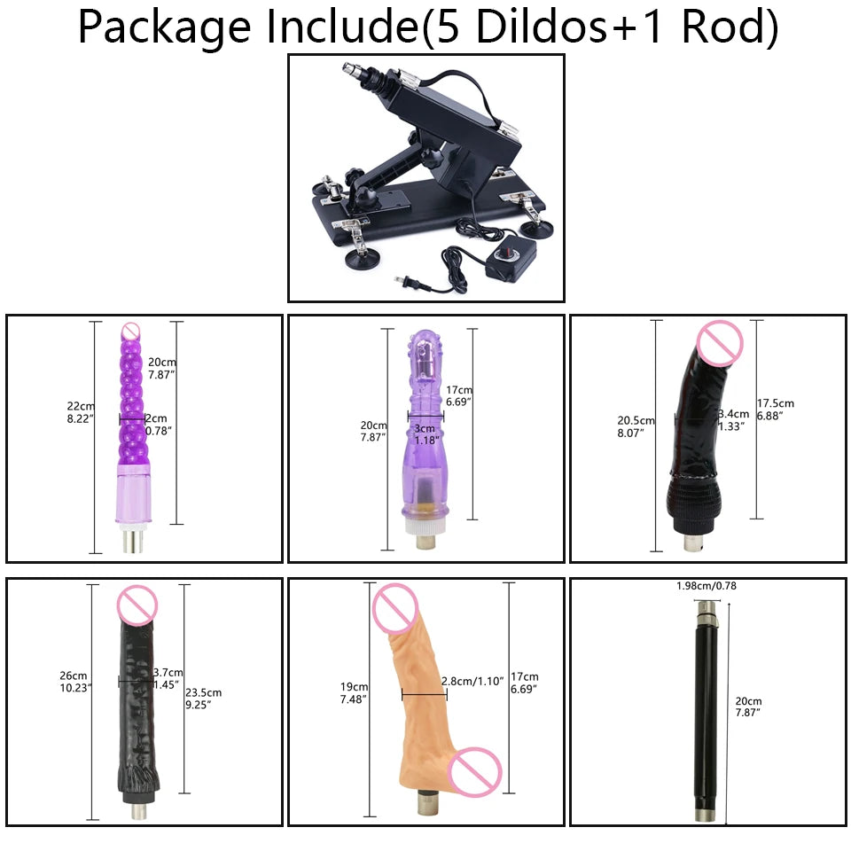 ROUGH BEAST Sex Machine for Women and Men with Dildo Attachment Automatic Masturbation Machine 3XLR Connector Sex Toys Products