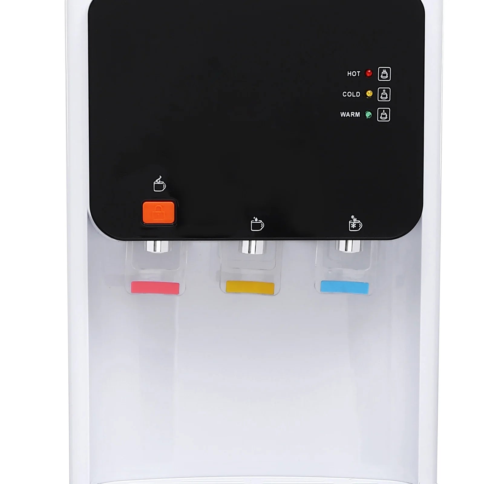 Hot&Cold Water Dispenser 500W Fast Heating 75W Cooling ABS Stainless Steel Home Office Electric Water Cooler with Child Lock