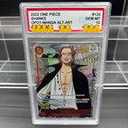 DIY OPCG Rating Card Collection Card 2023 ONE MONKEY D. LUFFY OPO5-MANGA ALT.ART Copy 10Points Rating Card Anime Game Gift