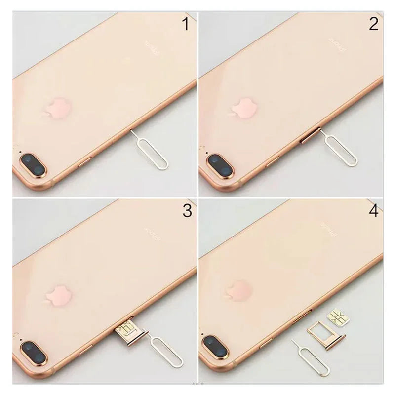 100PCS Universal SIM Card Cleaning NeedleTray Eject Pin Ejector Removal Tool