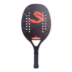 Full Carbon 3K Fiber Beach Tennis Racket Rough Surface Professional Racquet for Men and Women with Protective Bag Cover
