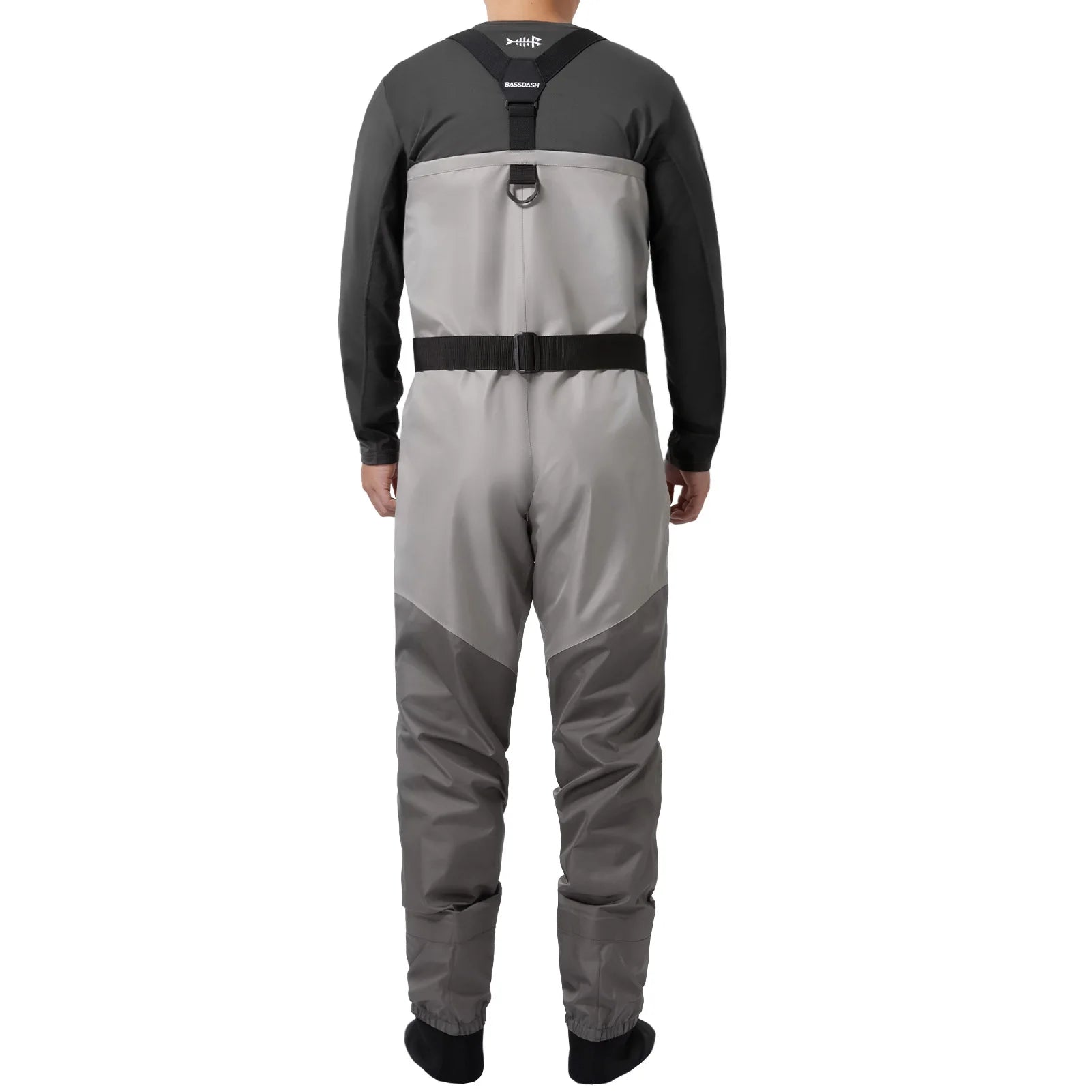BASSDASH Fishing Wader Lightweight Stocking Foot FW08 Men’s Breathable Waders Waterproof Fly Fishing Chest