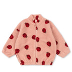 2026 KS Brand Winter Baby Girls Boys Lambswool Cherry Jackets Kids Clothes Boys Sequin Cartoon Outerwear Children's Coats 1-9Yrs