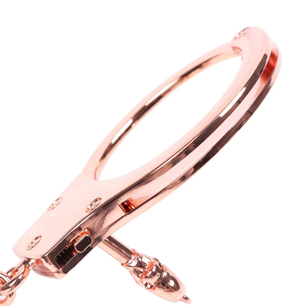 DUTRIEUX Stainless Steel Handcuffs Adjustable Fetish Restraints BDSM Bondage Alloy Lock Hand Ankle Cuffs Set Sex Toys For Couple