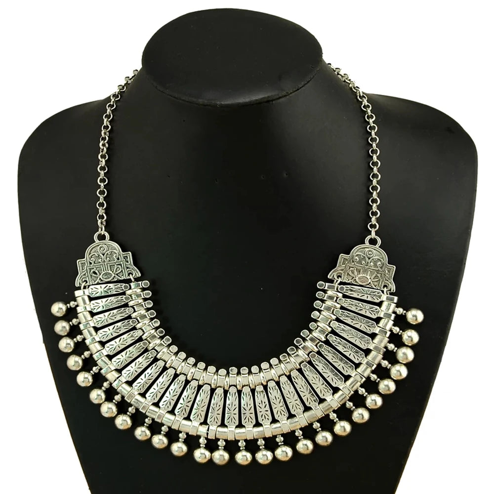 Multi-style Vintage Coin Choker Necklace for Women Boho Afghan Ethnic Gypsy Native Tribal Dress Turkish Pakistan Indian Jewelry