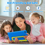 Kid Tablet Android 15 Tablet for Kids 10 inch 20GB+64GB 8-Core with Case 1TB TF Expandable for Toddler Children Parental Control