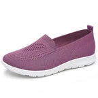 Comfortable casual women's shoes spring and summer breathable fabric uppers solid colors low-cut design soft and outdoor walking