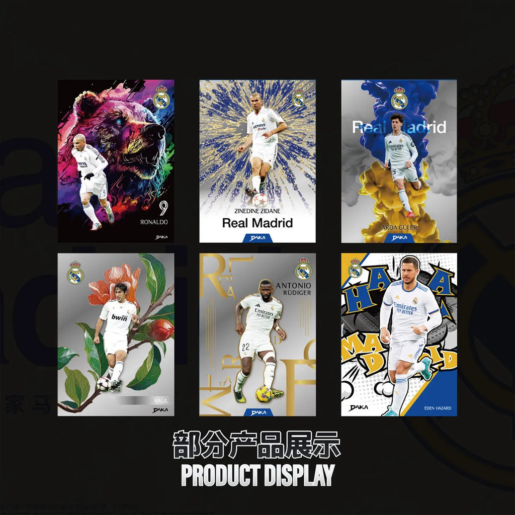 Genuine Original 2025 DAKA Real Madrid Star Cards Collection Box Limited Edition Numbered Signature Must-have for Fan Collecting
