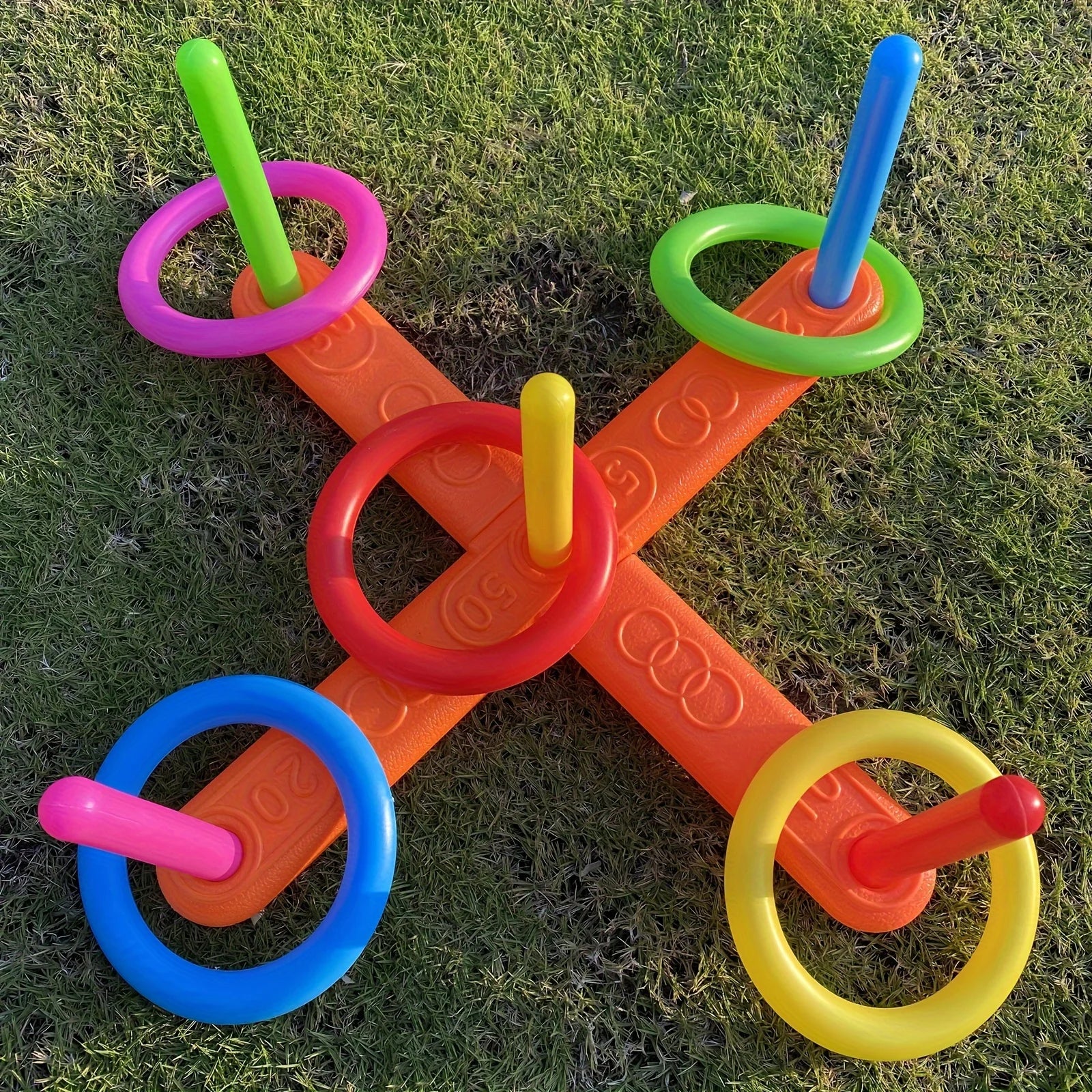 Throwing Ring Toys Indoor And Outdoor Interactive Ring Throwing Early Education Games,Fun Stacking Ring Games Main image