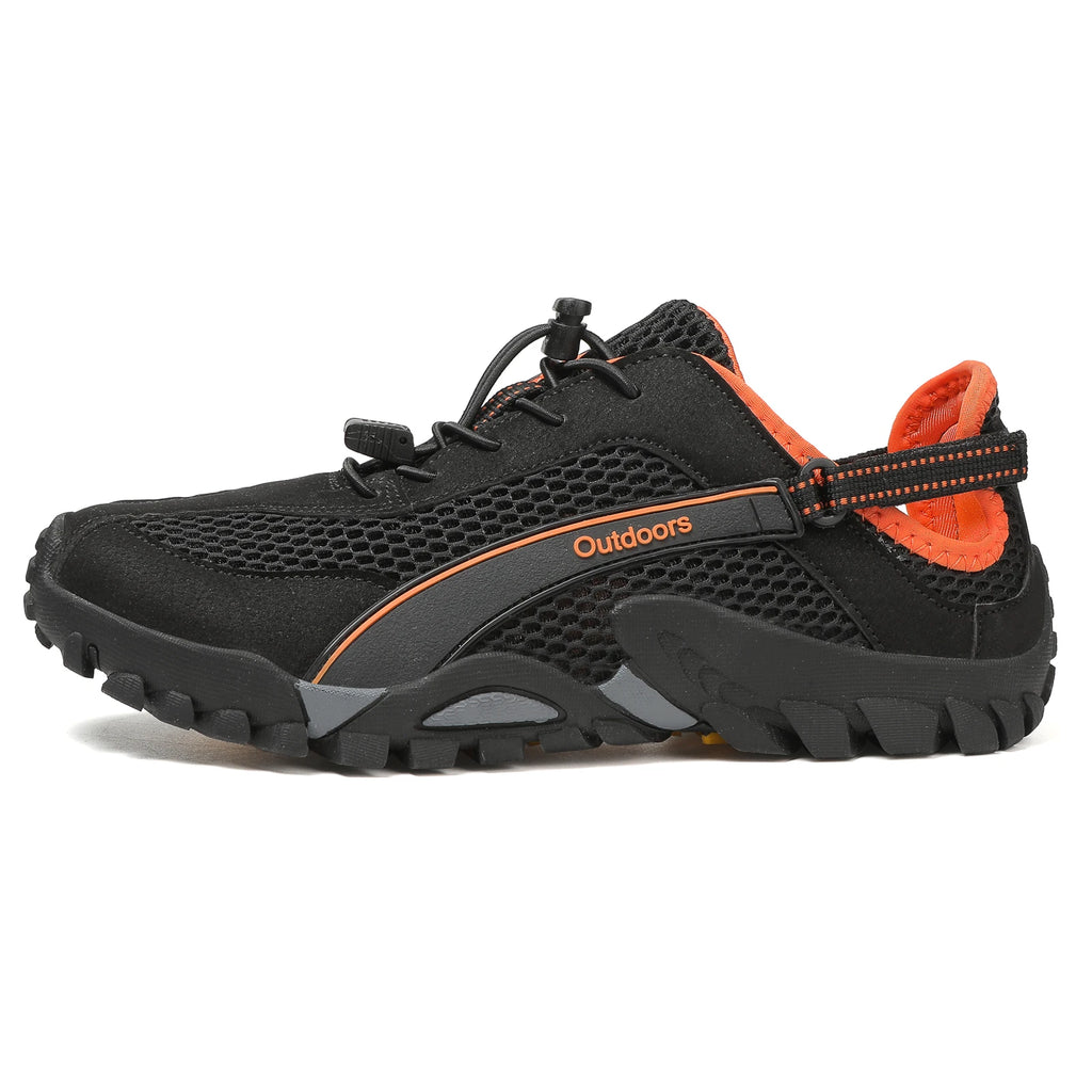FANCYLEE Women's Hiking Shoes Breathable Mesh Trekking Sneakers Outdoor Lightweight Anti-Slip Mountain Climbing Shoes EU 36-42
