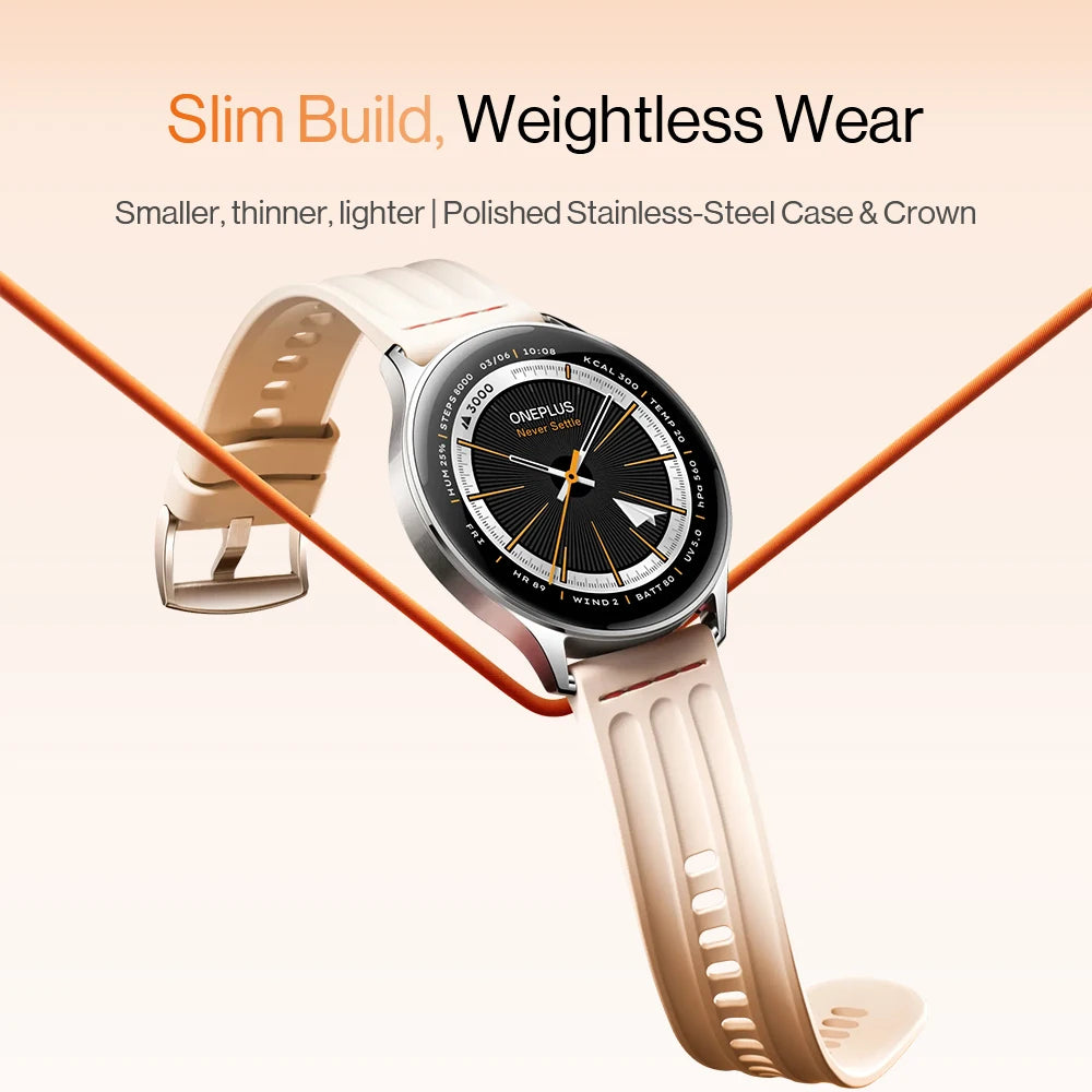 OnePlus Watch lite SmartWatch,1.46 inches Display,59g,10 Days of Reliable Power,Heart Rate,Blood Oxygen Monitorin Secondary image