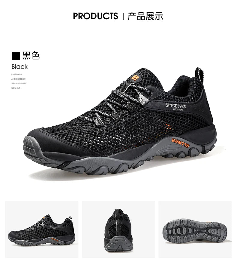 HUMTTO Men Hiking Shoes Breathable Outdoor Sports Climbing Shoes hunting shoes women Trekking Sneakers ankle boots tennis shoes