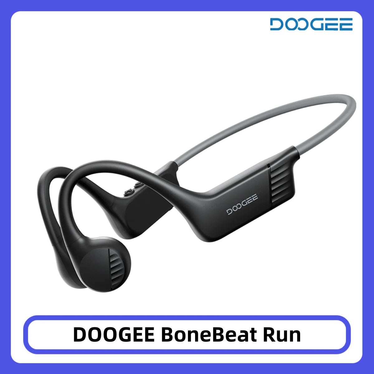 DOOGEE BoneBeat Run Bone Conduction Headphones Open-Ear Wireless Sports Earphone 10 Hours Battery Life for Running, Cycling Main image