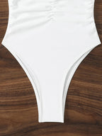 Halter Top Bathing Suit Woman Swimsuits One Piece Swimwear Women's  2026 Trend V Neck Beachwear Female Monokini Summer Bodysuit