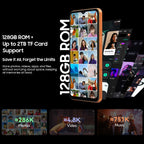 Blackview WAVE 7C Smartphone 6.56'' HD+IPS 5000mAh Battery 16GB(4+12)+64GB Unisoc Cell Phone 32MP+13MP 4G Android 16 Dual SIM