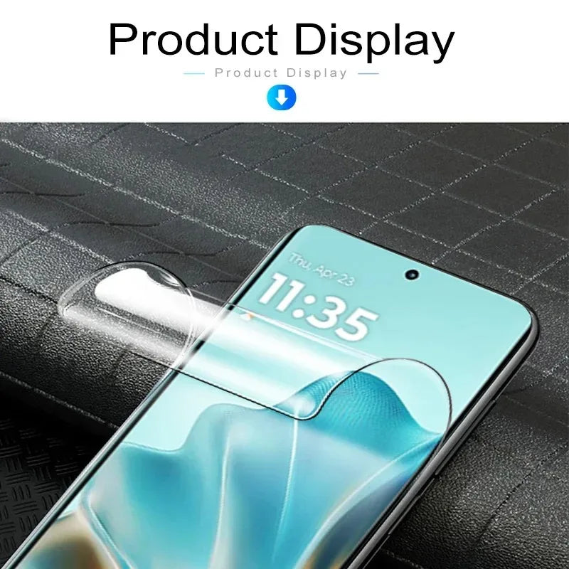 5Pcs Hydrogel Film For OPPO Find X9 X8 X7 X6 Pro Reno 14 13 FS Full Cover Screen Protector For OPPO