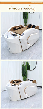 Beauty Salon Hair Washing Chair Electric Massage Table Head Spa Shampoo Bed Equipment Furniture Silla De Salon De Belleza