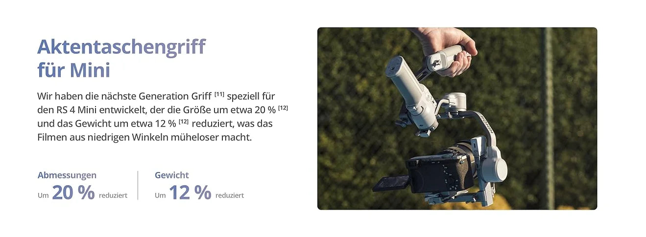 DJI RS 4 Mini Handheld Gimbal Stabilizer For Sony A7/ ZV Camera And Smartphones Intelligent Tracking 4th-Gen Stabilization
