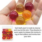 30pcs Bath Oil Pearl Dry Skin Moisturizing Soften SPA Relax Nourish Body Shower Essential Oil Beads Floral Scent Tub Bath Pearl