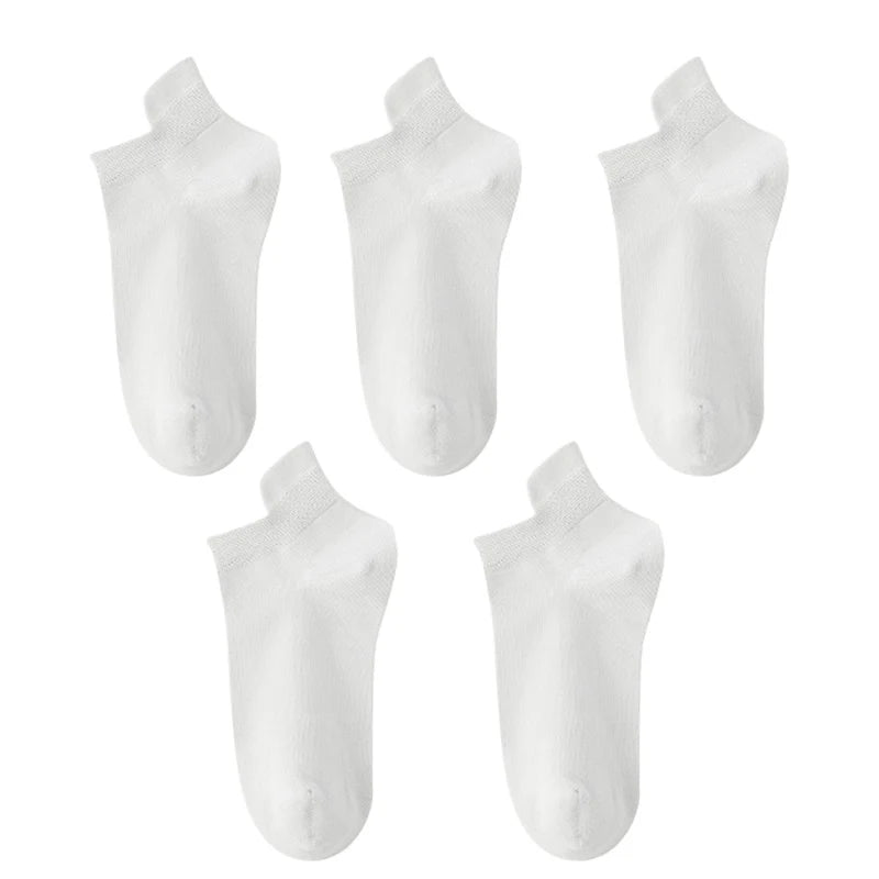 10pieces=5 Pairs Women Socks Casual Breathable High Quality Ankle Sock Summer Low Cut Cotton Thin Short Elastic Sox calcetines