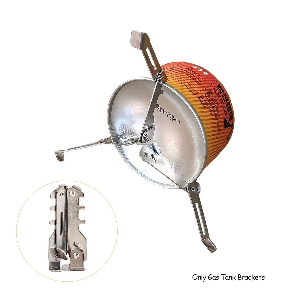 Outdoor Gas Cylinder Holder Camping Foldable Burner Holder Stove Tool Bottle Holder Gas Cylinder Tripod Outdoor Picnic Tool Main image