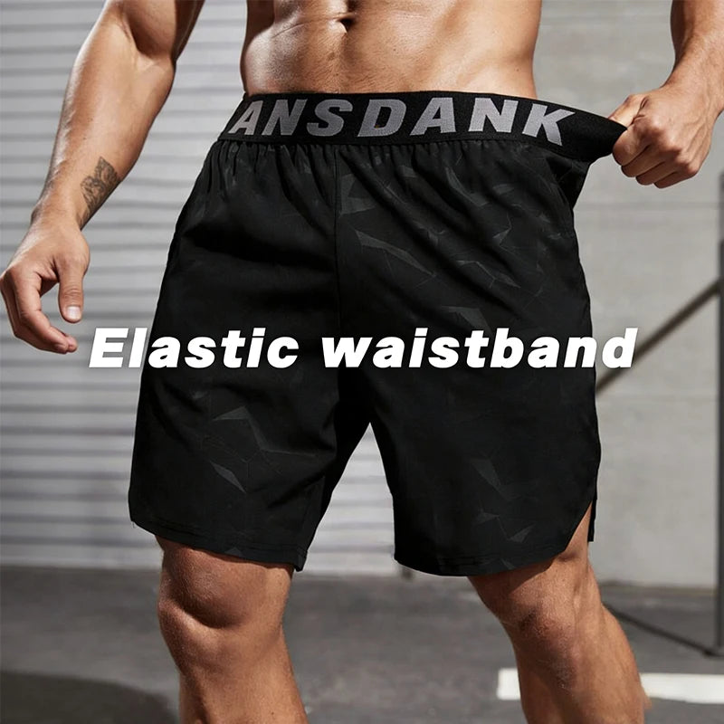 Men Running Shorts Summer Sportswear Male Football Clothing Gym Fitness Tracksuit Jogging Training Shorts Sport Short Pant Men Secondary image