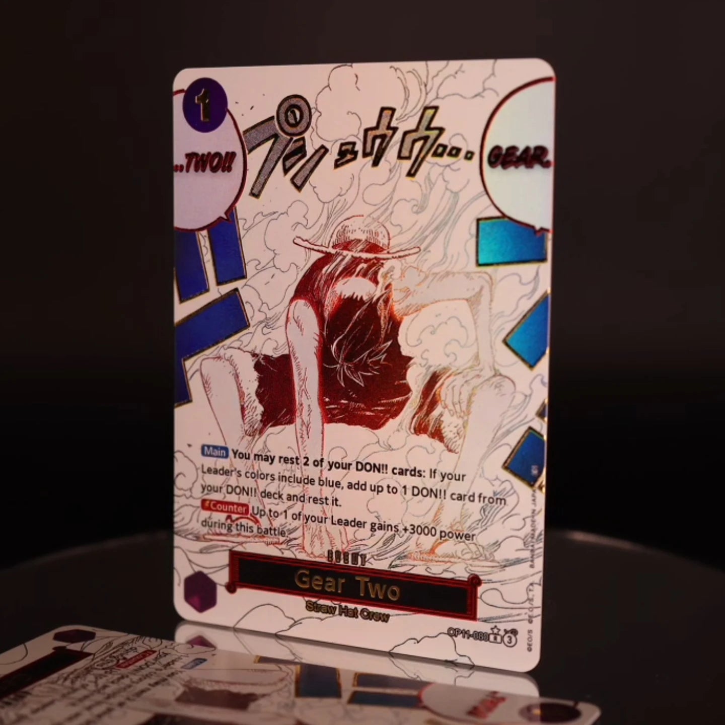 One Piece TCG OPCG English Manga Event Card Set Gear 2 DDM GGG Ground Death Frighten Me OP09 OP10 OP11 OP12 OP14 Gold Stamping Secondary image