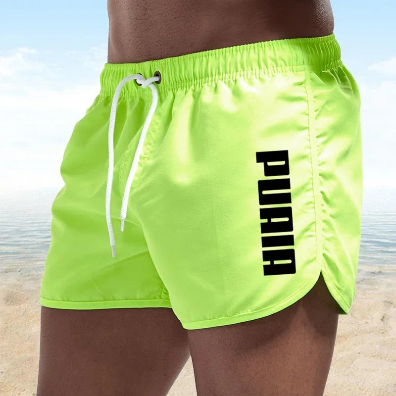 New Hot Summer Swim Trunks Sport Gym Running Shorts Male Beachwear Luxury Beach Shorts Quick Dry Mens Siwmwear Board Briefs Secondary image