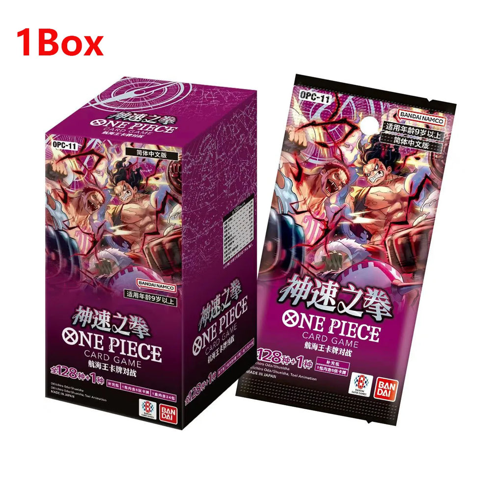 Bandai One Piece TCG OP01-OP13 Card Game Romance Dawn Chinese Version TCG Booster BOX Collection Cards Kids Toys Birthday Gift