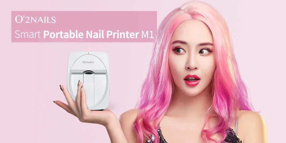 Smart 3D Mobile Nail Printer M1 Pattern Digital Nail Art Printer Machine DIY Portable H1 Nail Art Equipment From Phone