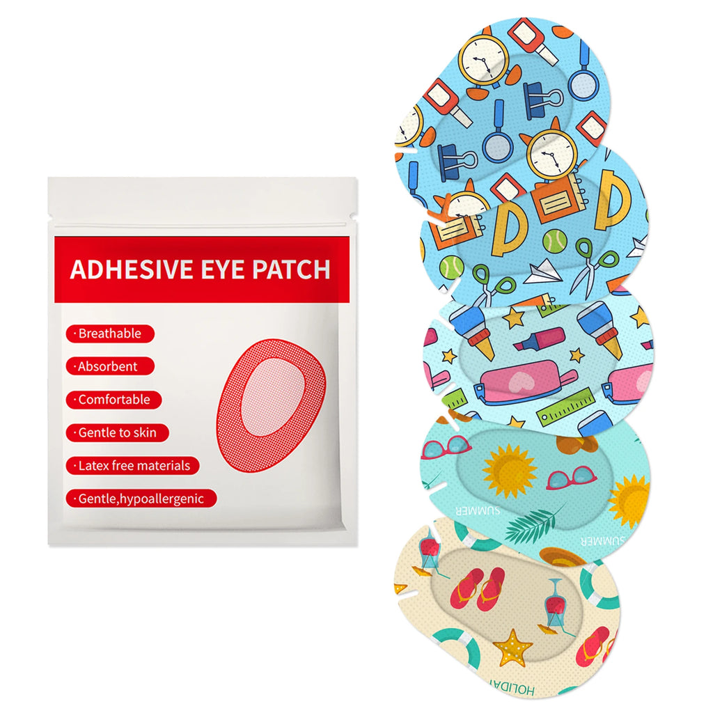 30Pcs Hot New Amblyopia Eye Patch Adhesive Eye Patches Medical Sterile Eye Pad Protect Eyesight for Kids Girls Boys Vision Care