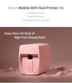 Smart 3D Mobile Nail Printer M1 Pattern Digital Nail Art Printer Machine DIY Portable H1 Nail Art Equipment From Phone