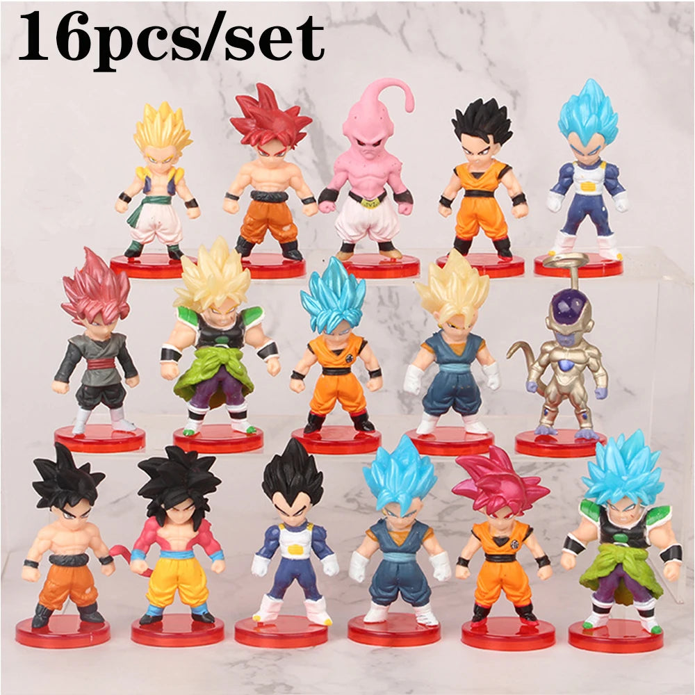 Dragon Ball Action Figure SHF Super Saiyan Anime Figurine Movable and Modifiable Doll Model Collection Toys Gifts ﻿