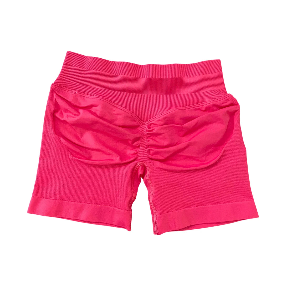 Impact Shorts 4.5" Seamless High Stretch Low Ribbed Band Subtle Glute Contour Shorts Fitness Workout Yoga Gym Shorts