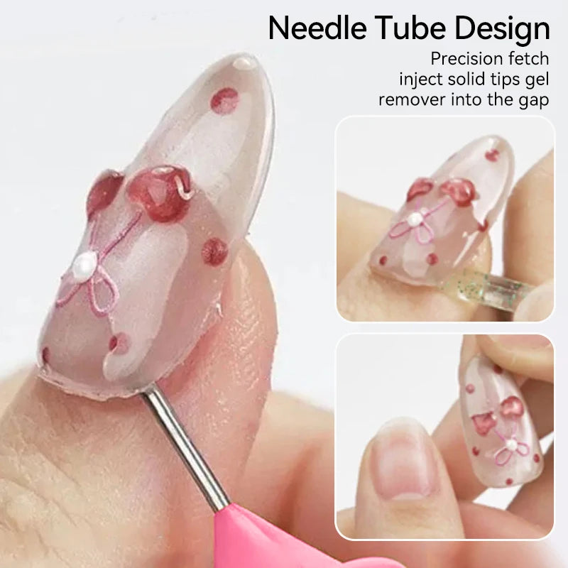 UR SUGAR 3PCS False Nails Set With 420Pcs Matte Soft Gel Tips Solid Glue Gel Remover Quick Nail Extension Kit Nail Beauty Starte