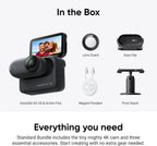 Insta360 GO 3S 128GB (officially refurbish)-Vlog Mini 4K camera, hands-free POV, universal Fixation, Stabilisation