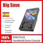 Portable Game Console R36S Plus, 64-Bit Linux System, 4.0 Inch IPS Screen, Handheld Pocket Video Game Player with RK3326 Chip