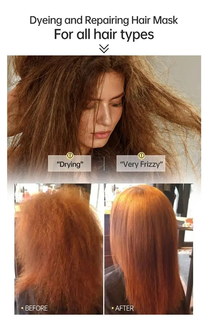 Magical Hair Mask Collagen Keratin 5 Seconds Repair Damaged Frizzy Hair Smooth Deep Moisturize Nourishing Hair Care Product