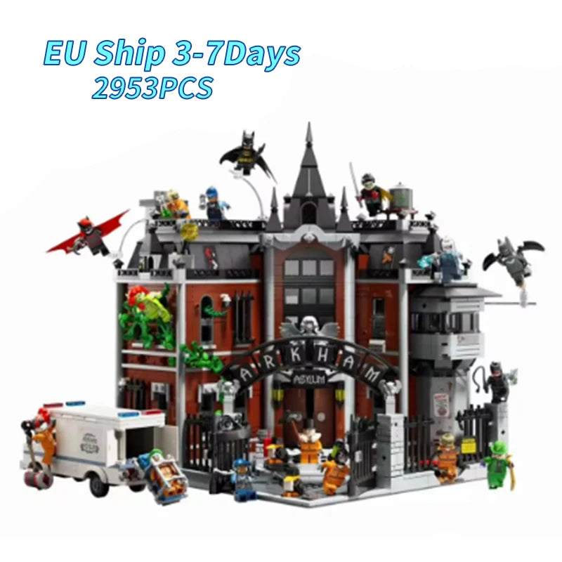 2953pcs 76300 Arkham Asylum Compatible Building Set Birthday and Christmas Gift for Children and Adults Fast Shipping Main image