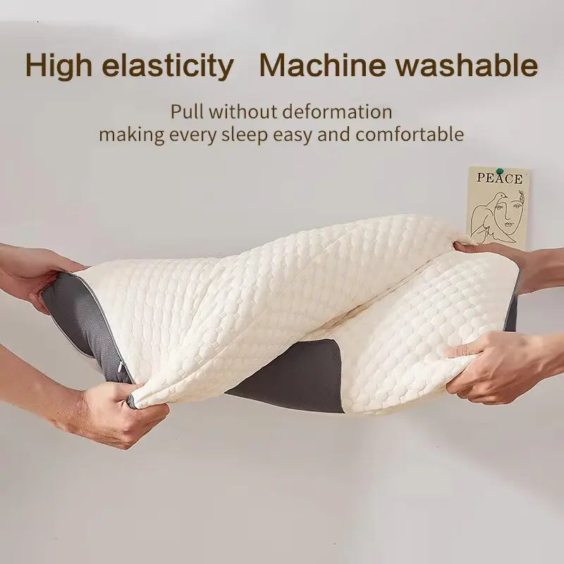 New Neck Pillow Help Sleep And Protect The Neck Cervical Orthopedic Soybean Fiber Massage Household SPA Pillow For Sleeping