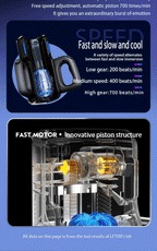 Dual Handles Leten King Sex Machine Electric Thrusting Male Masturbator Orgasm Adult Toys 2 Soft Sleeve Voice Penis Stimulator