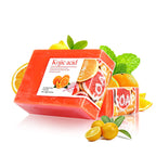 2Pcs/100G Kojic Acid Sweet Orange Handmade Essential Oil Soap Gently Cleanses Face and Body Handmade Soap