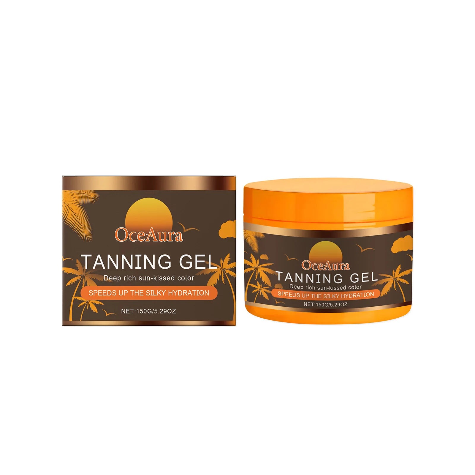 Body Tanning Gel Hydrating Lasting Natural Bronzing Soothe Drying Even Skin Tone Accelerate Dark Skin Sun Tanning Body Cream