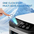 2026  Ultrasonic Mini Air Conditioner 3-Speed Portable Cooler with Colorful Light Humidifier
